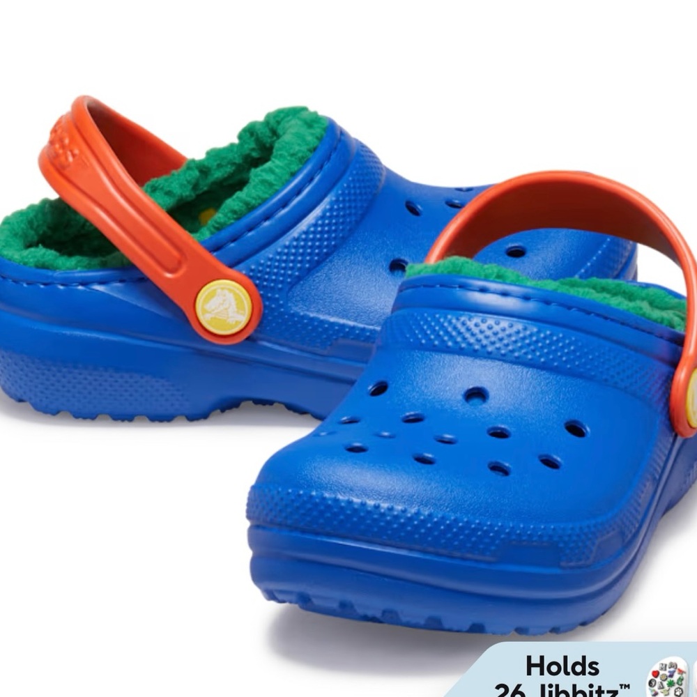 CROCS Blue and Orange Clogs